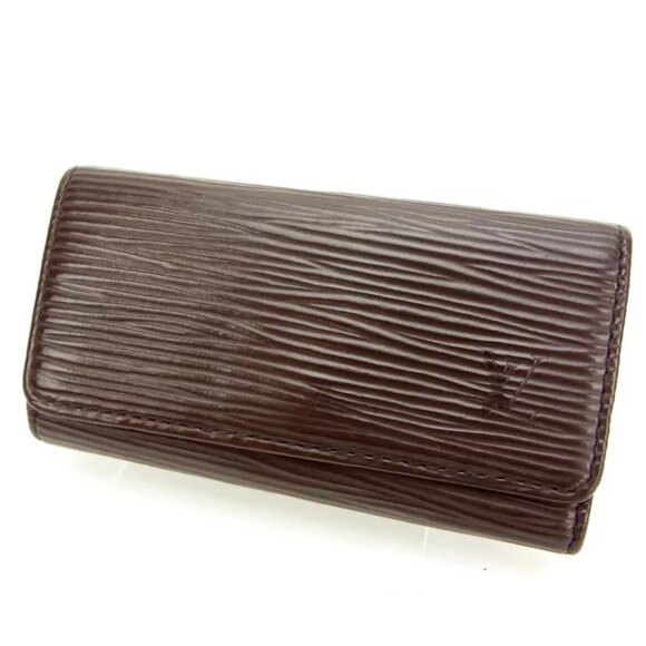 Louis Vuitton Key holder Key case Epi Brown Woman Authentic Used - Picture 1 of 4